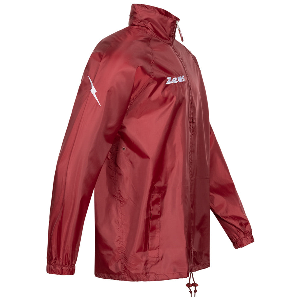 Zeus Regenjacke Dunkelrot