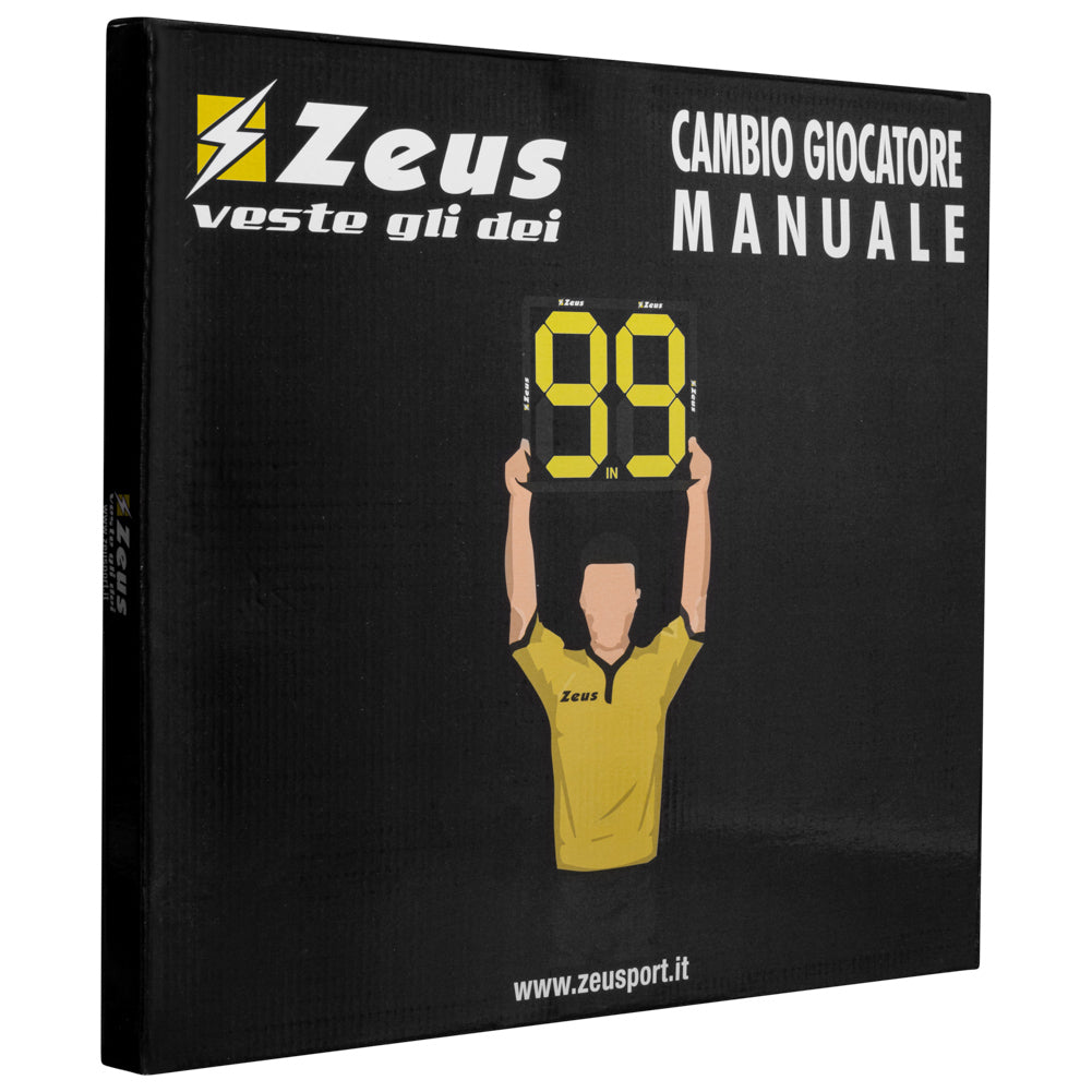 Zeus manuelle Auswechseltafel