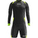 Zeus Paros Torwart Set Langarm Trikot mit Shorts Schwarz Neon Gelb – 3XS 122-128