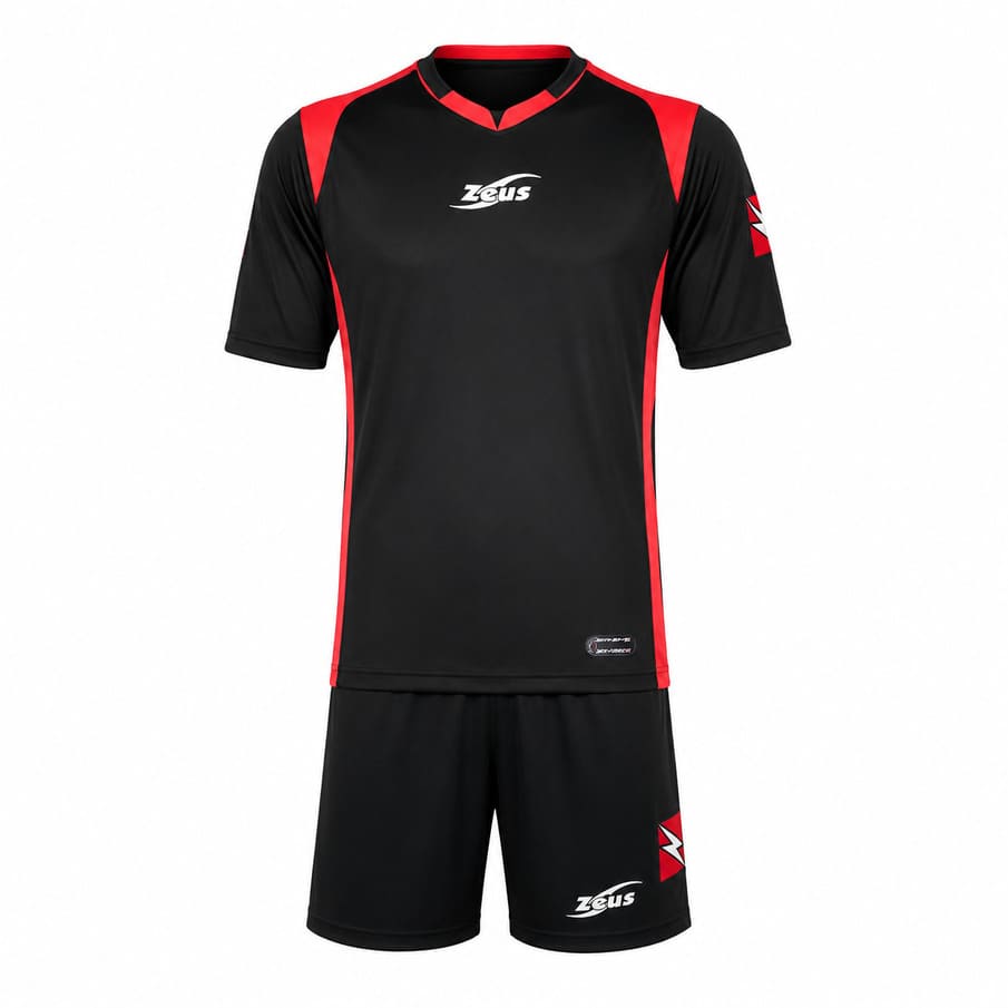Zeus Kit Tomaz Trikot-Set 2-teilig nero/rosso