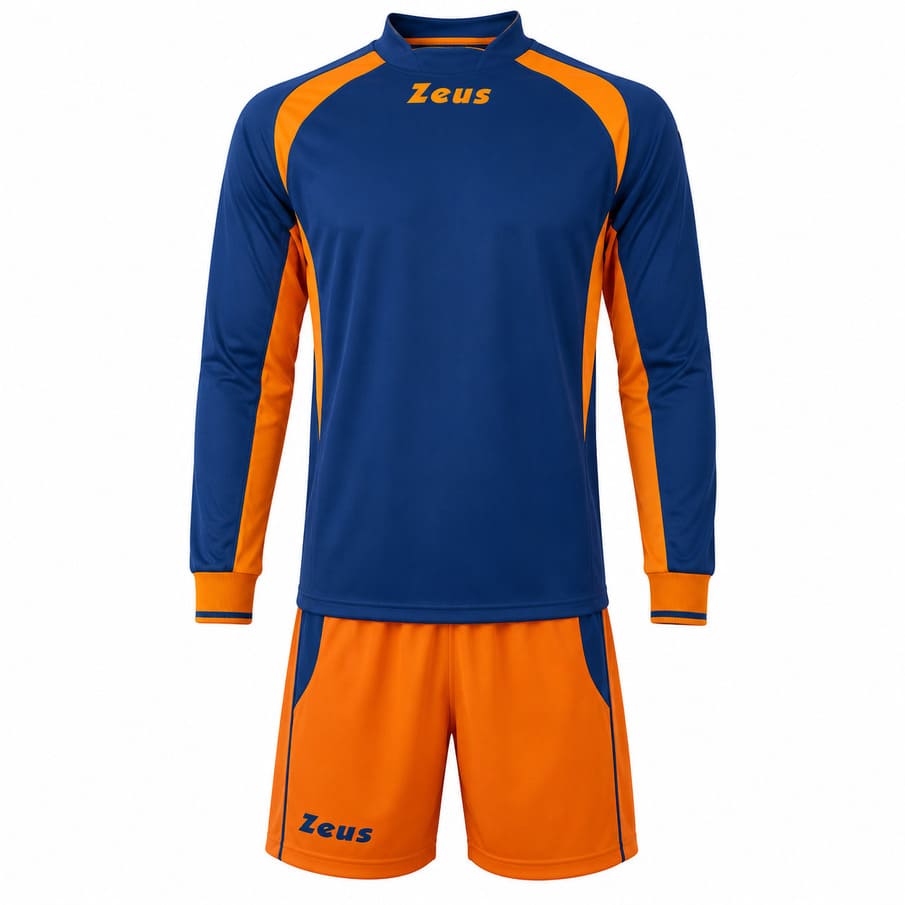 Zeus Kit Pippo Trikot-Set + Shorts 2-teilig blu/arancio