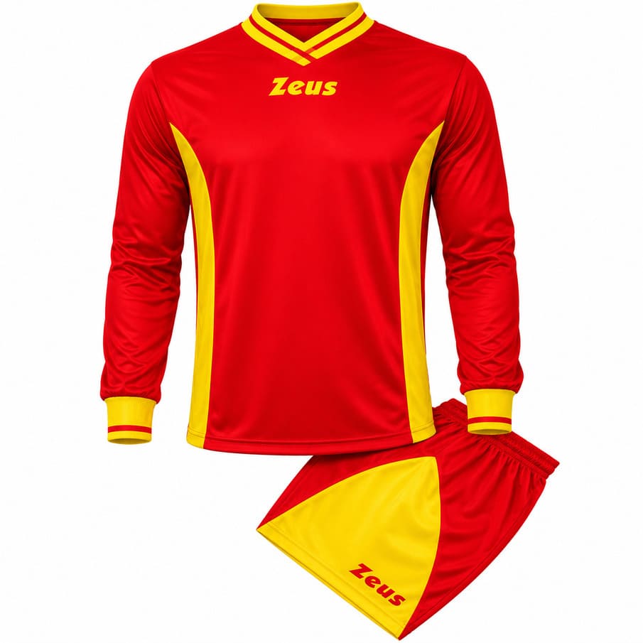 Zeus Kit Dedalo Trikot-Set 2-teilig rosso/giallo