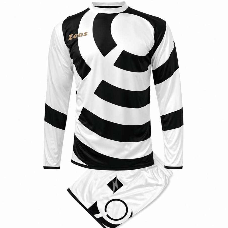 Zeus Kit Orbit Trikot-Set 2-teilig bianco/nero
