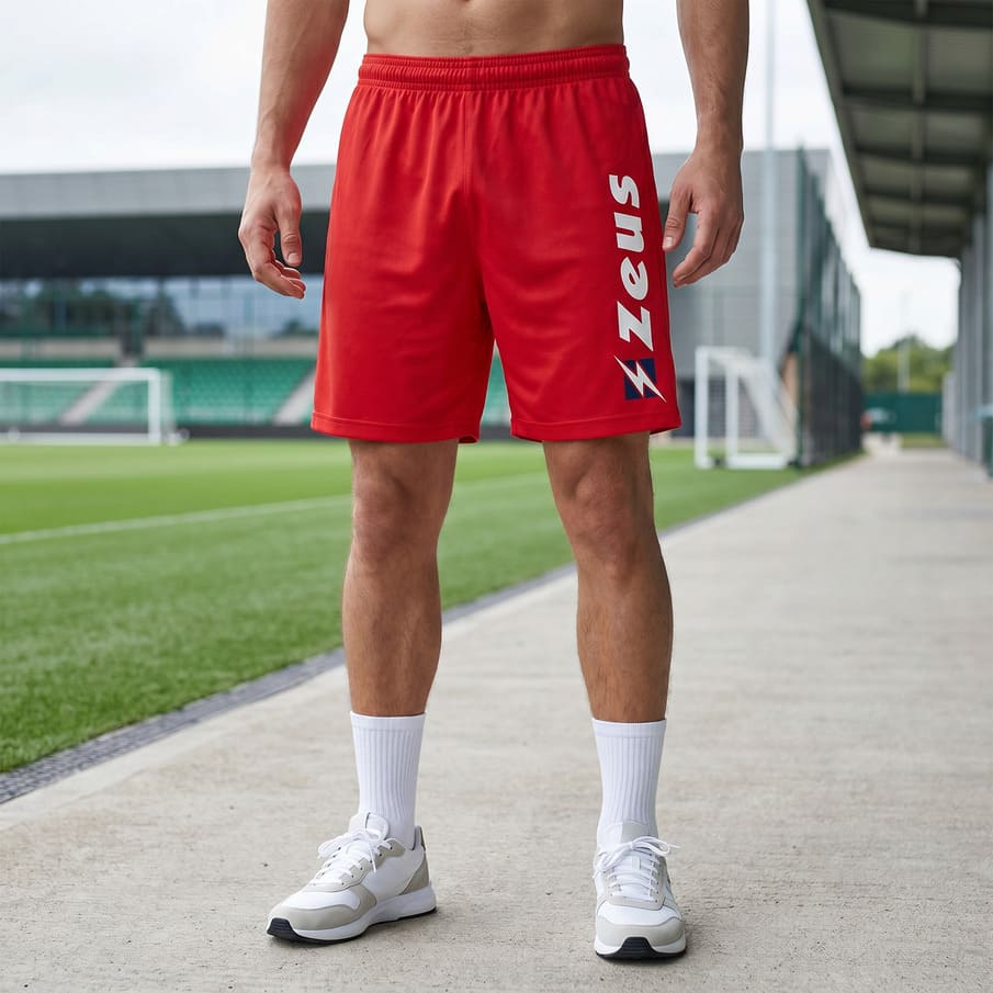 Zeus Bermuda Work Herren Shorts rosso