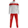 Zeus Tuta Apollo Herren Trainingsanzug Weiß Rot – 3XS 122-128