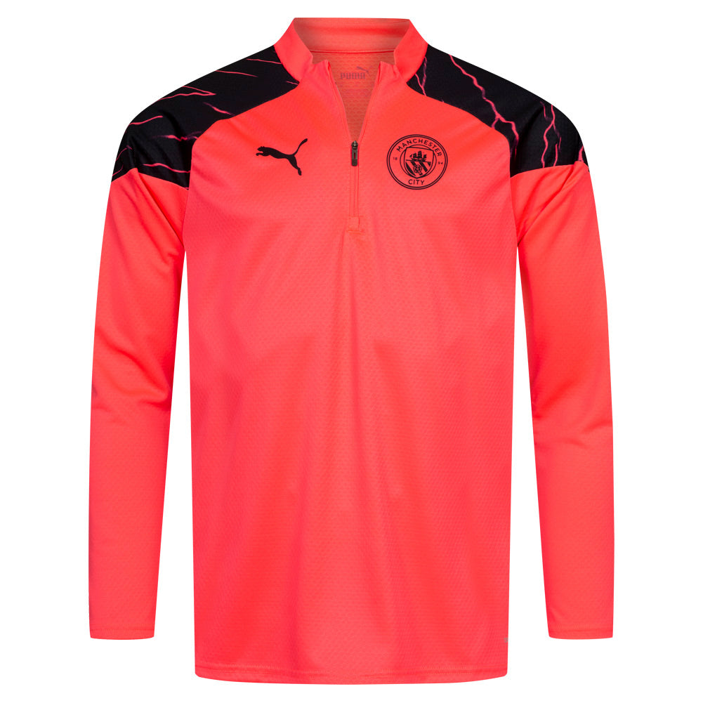 Manchester City PUMA Training 1/4-Zip Herren Sweatshirt 772858-17