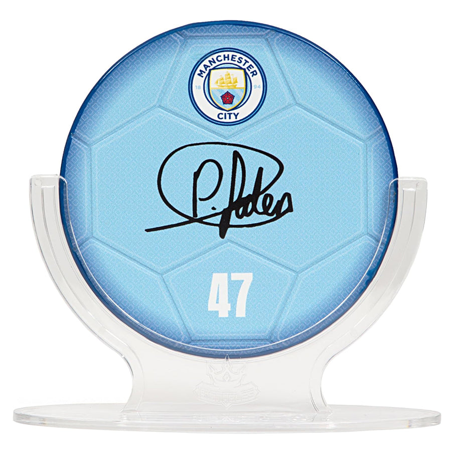 Manchester City Phil Foden #47 Fußball Sammlerstück 14 cm 850032256292