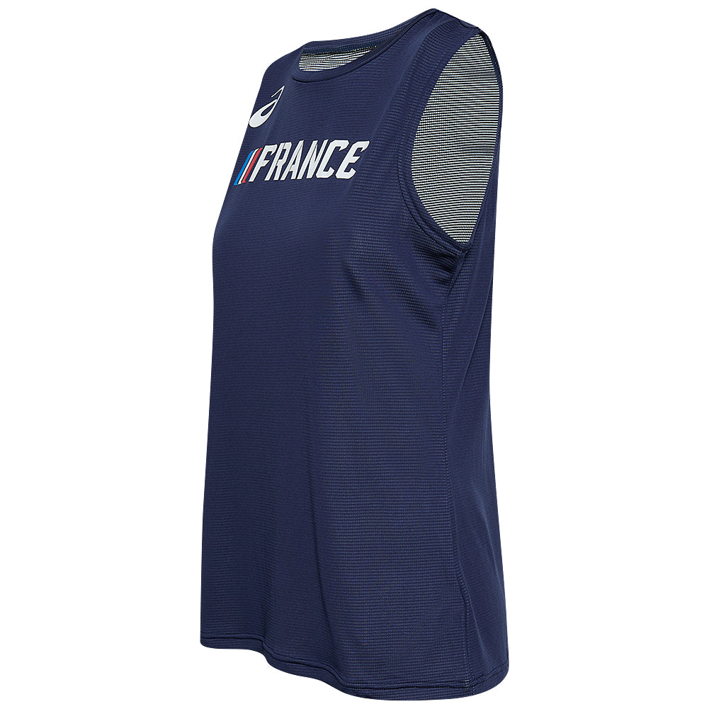 Frankreich ASICS Pro Elite Leichtathletik Damen Singlet A17H33-52FR