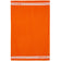 Zeus Badehandtuch Baumwolle 155 x 100 cm orange – Einheitsgröße