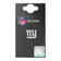 New York Giants NFL Metall Wappen Pin Anstecker BDNFLCRSNG – Einheitsgröße