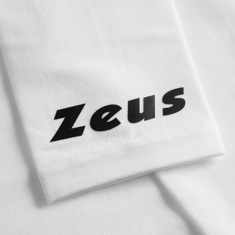 Zeus Kompression Armsleeves Strick Ellbogenbandage weiß