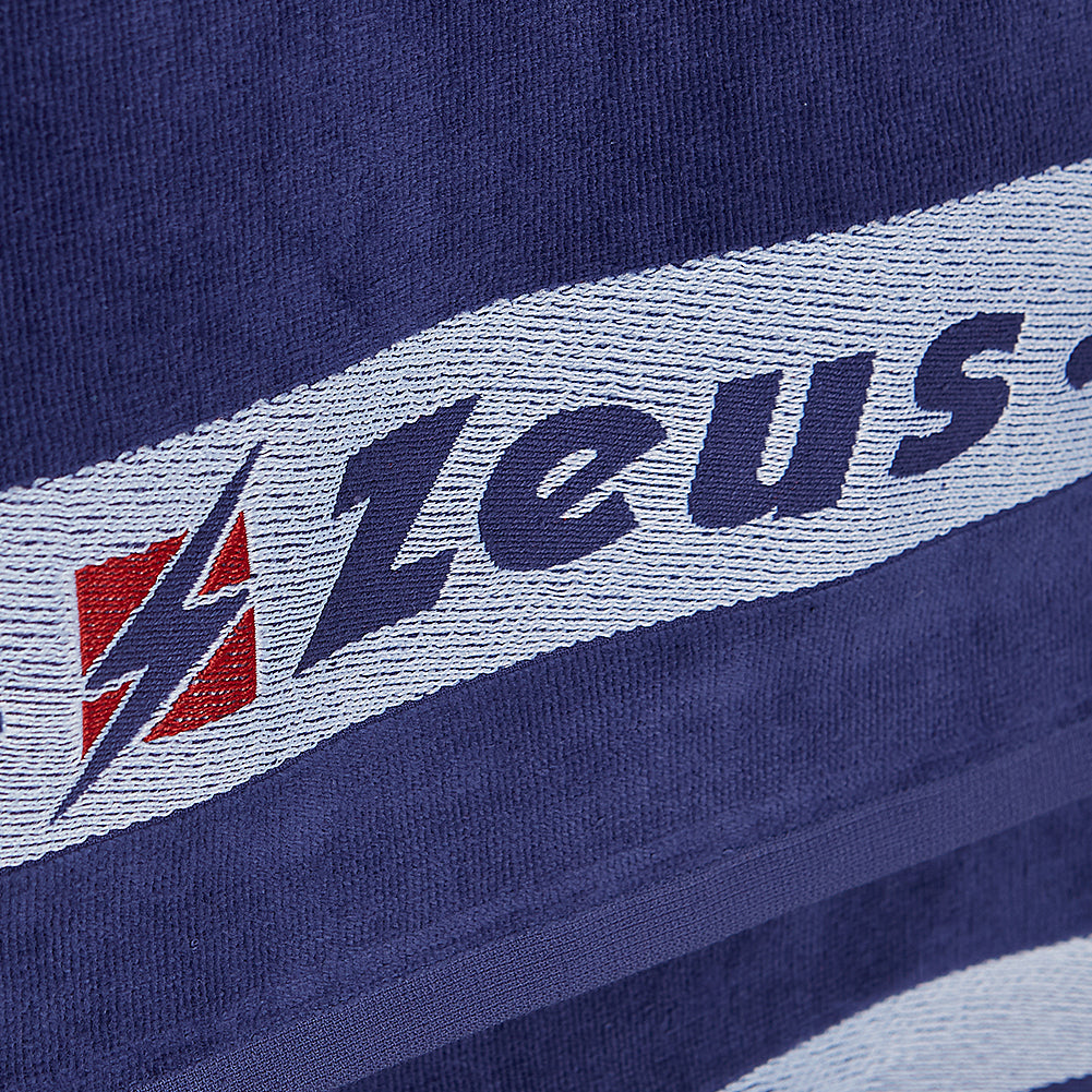 Zeus Badehandtuch Baumwolle 155 x 100 cm navy