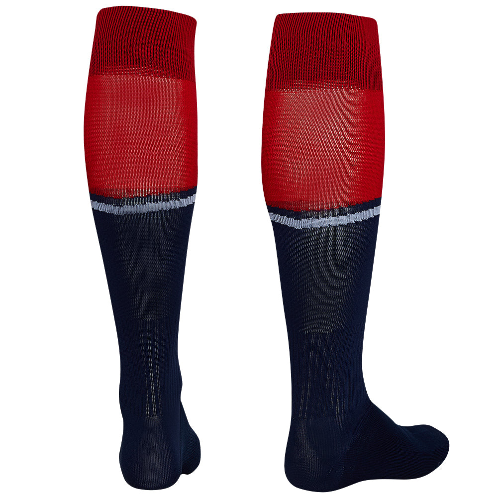 Zeus Calza United Stutzen navy rot