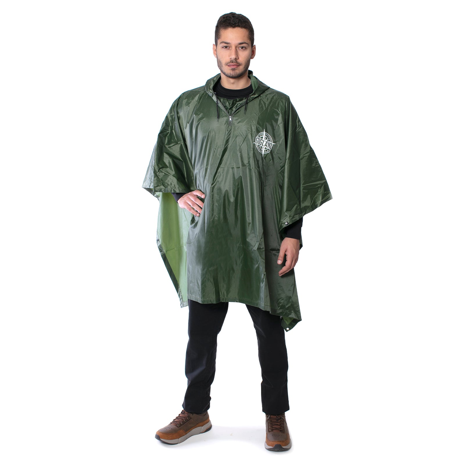 GOGLAND® Monsun Regenponcho grün