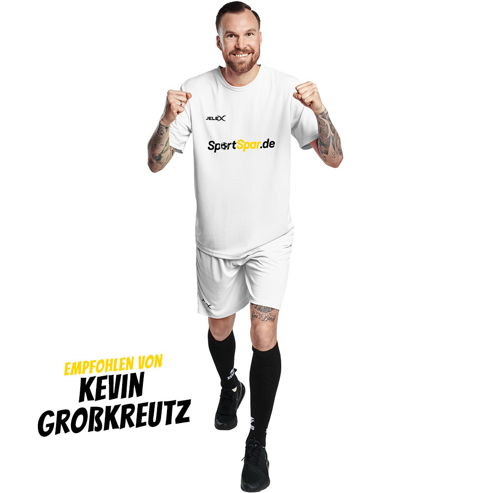 JELEX "Team 26" Trikot Set 2-teilig weiß