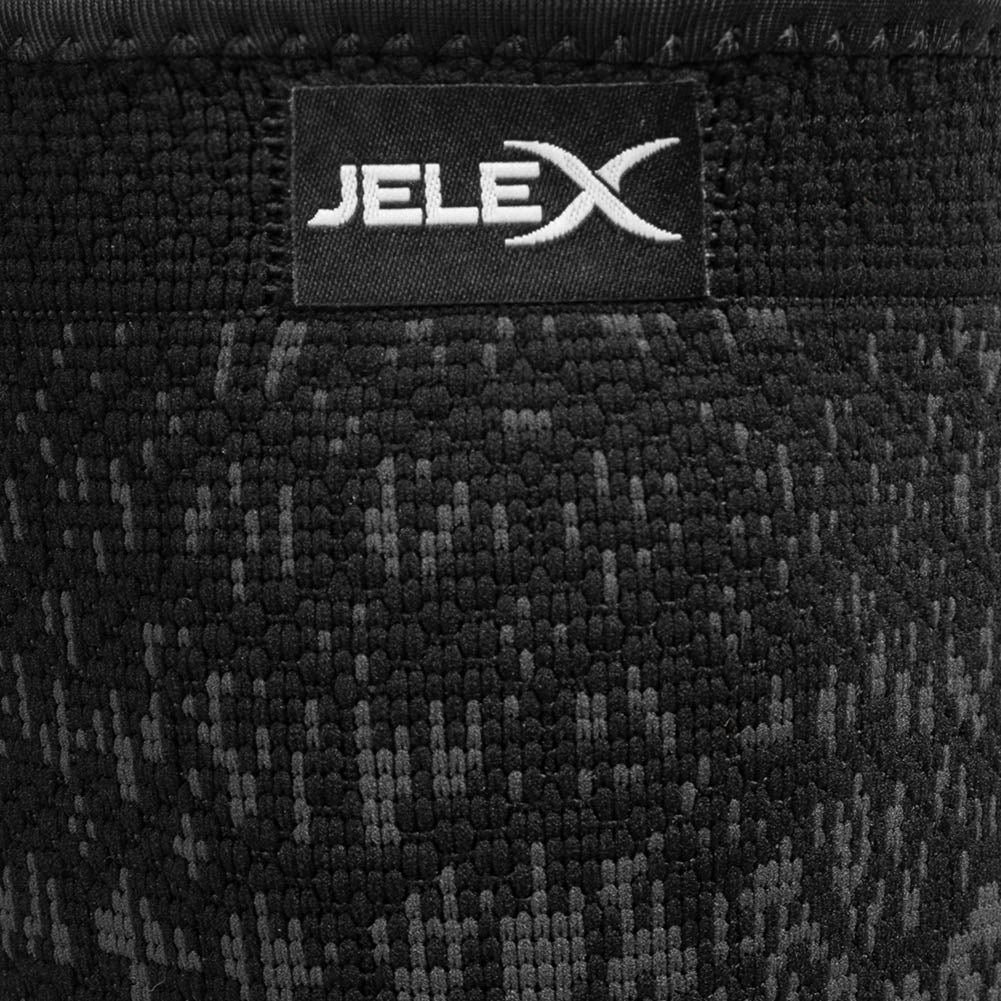 JELEX Elbow Kompressions Ellbogenbandage schwarz grau