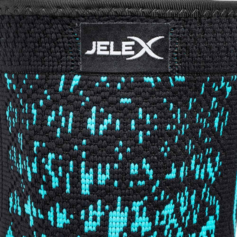 JELEX Elbow Kompressions Ellbogenbandage schwarz blau