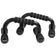 JELEX Gain Hard Push Up Bar Liegestützgriffe schwarz grau – Einheitsgröße