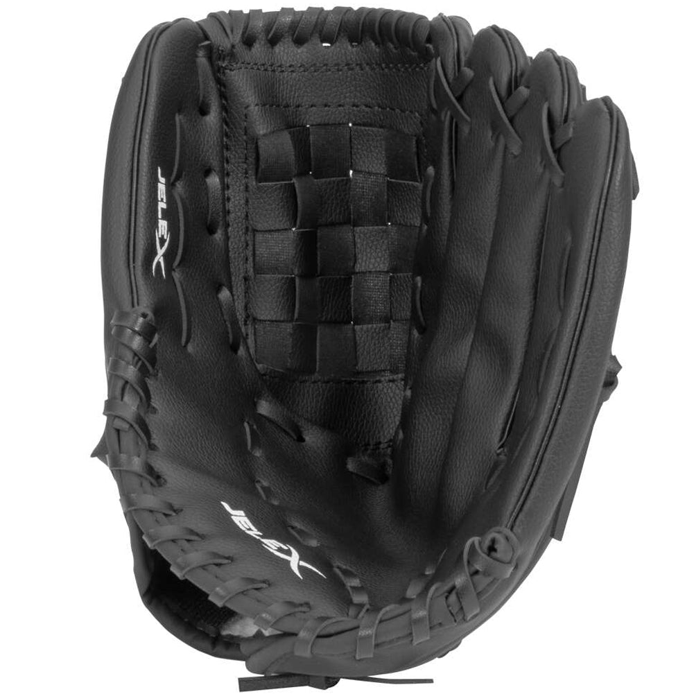 JELEX Safe Catch Baseball Handschuh links für Rechtshänder schwarz