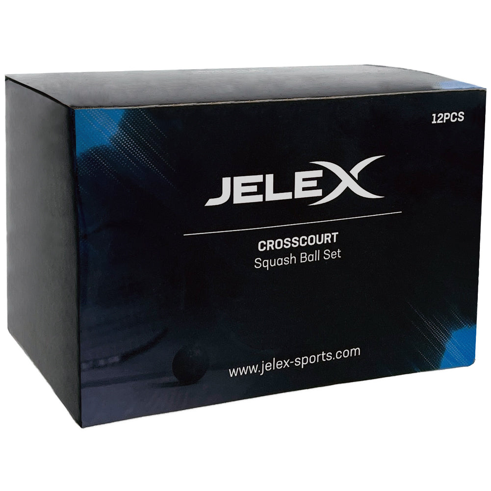 JELEX Crosscourt Squash Bälle 12er-Set