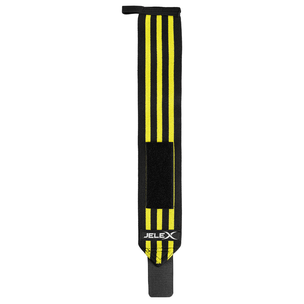 JELEX Strong Fitness Handgelenkbandagen schwarz-gelb