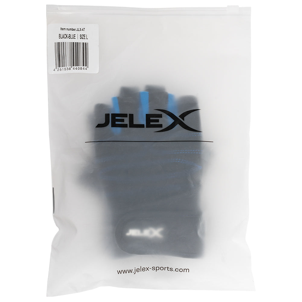 JELEX Fit gepolsterte Trainingshandschuhe schwarz-blau