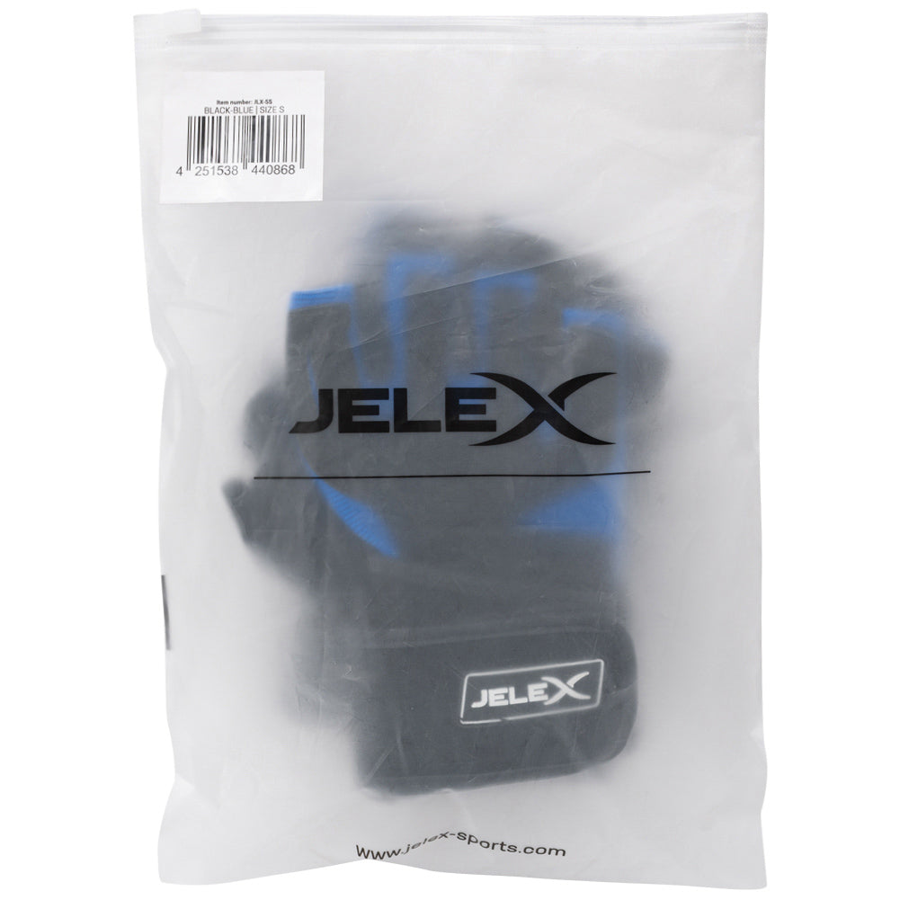 JELEX Power Premium gepolsterte Trainingshandschuhe schwarz-blau
