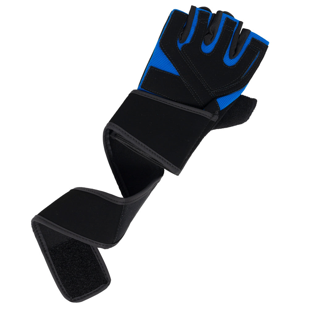 JELEX Power Premium gepolsterte Trainingshandschuhe schwarz-blau
