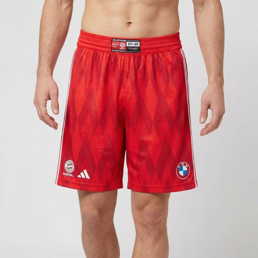 FC Bayern München Basketball adidas Herren Short JP0608