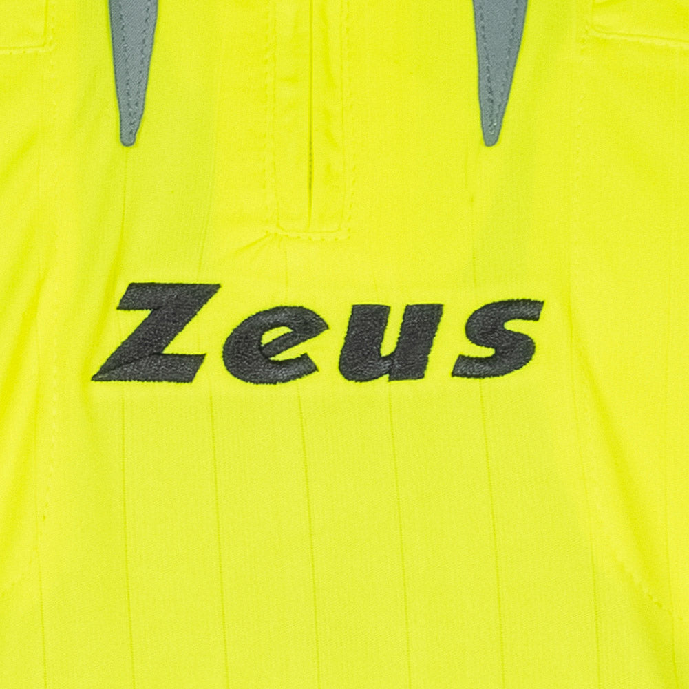 Zeus Herren Schiedsrichter Set Trikot mit Shorts Neon Gelb