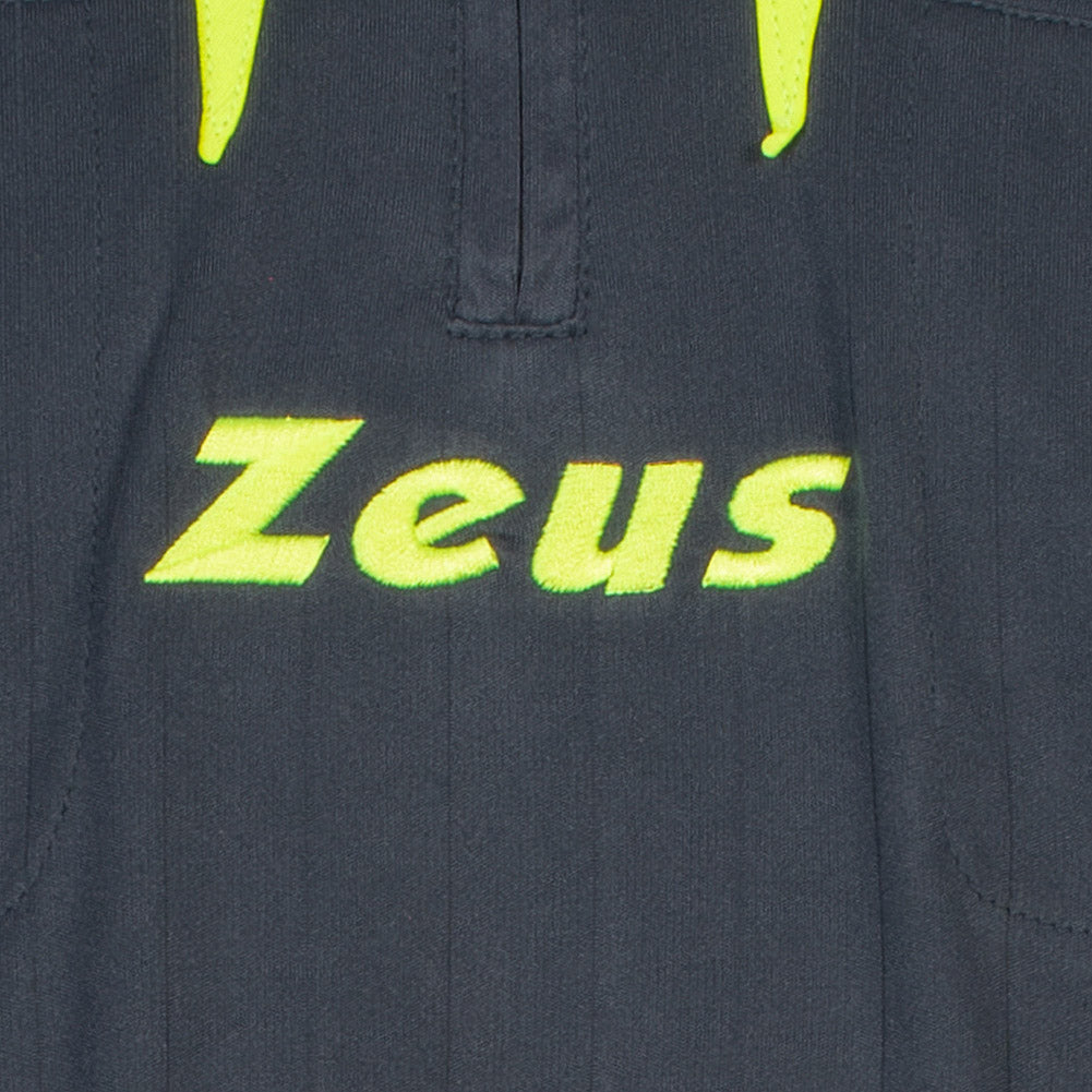 Zeus Herren Schiedsrichter Set Trikot mit Shorts Grau