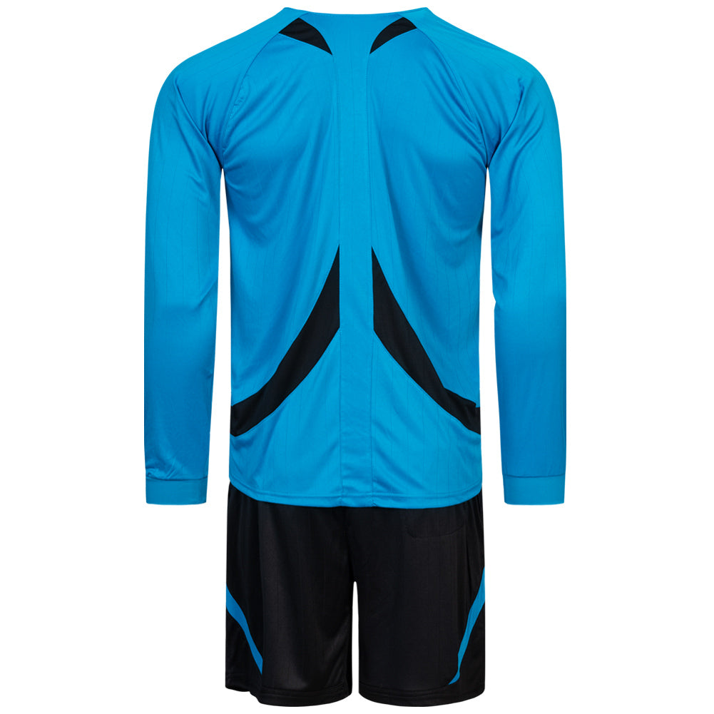 Zeus Herren Schiedsrichter Set Trikot mit Shorts Blau