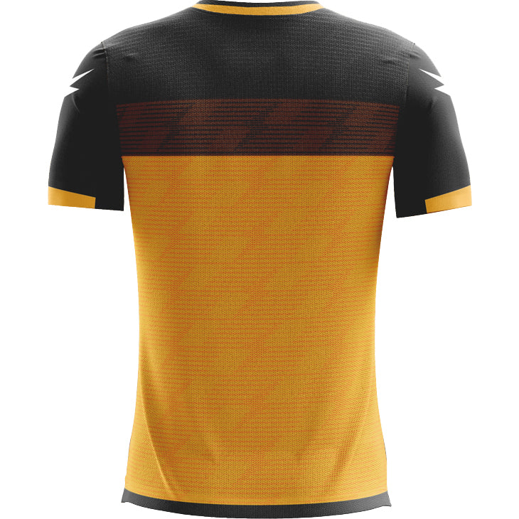 Zeus Icon Teamwear Set Trikot mit Shorts bernstein schwarz