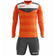 Zeus Argo Torwart Set Langarm Trikot mit Shorts Neon Orange Grau – M