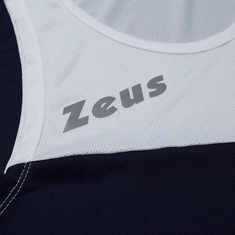 Zeus Kit Robert Herren Leichtathletik Singlet Set Trikot mit Shorts navy