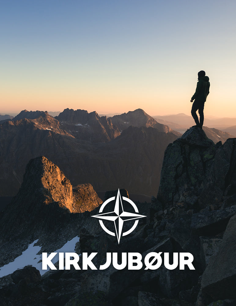 KIRKJUBØUR® "Abisko" Premium Outdoor Trekking Rucksack 30 L grey