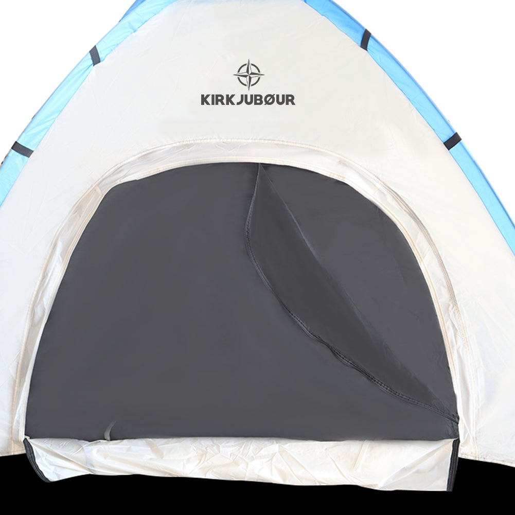 KIRKJUBØUR® "Vindr" 2 Personen-Camping-Zelt weiß