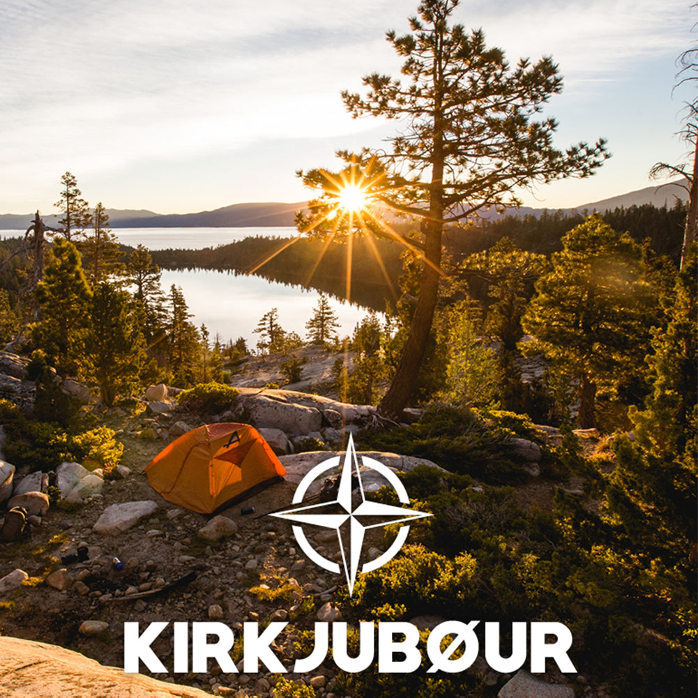 KIRKJUBØUR® "Vindr" 1 Person-Camping-Zelt grün