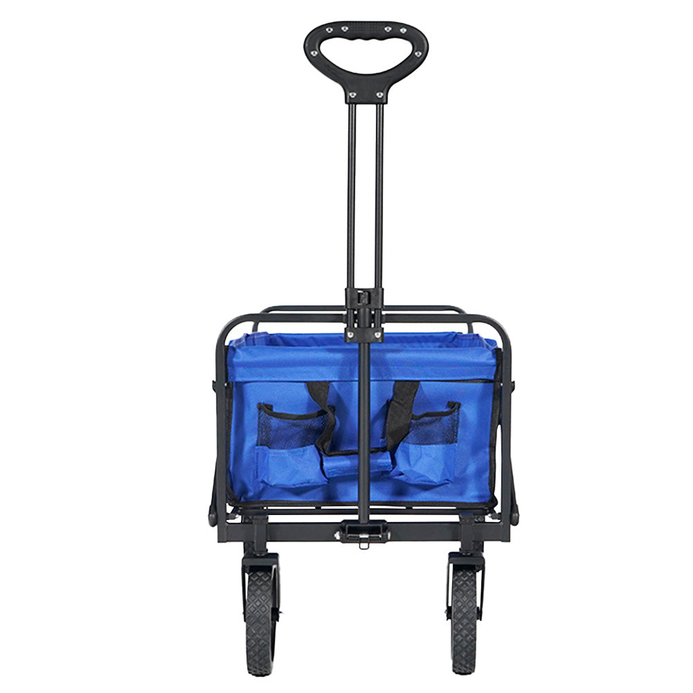 KIRKJUBØUR® "Edda" faltbarer Bollerwagen navy
