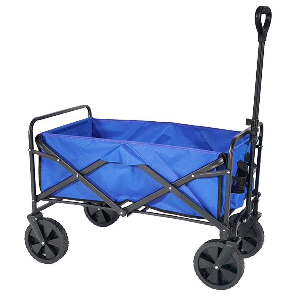 KIRKJUBØUR® "Edda" faltbarer Bollerwagen navy
