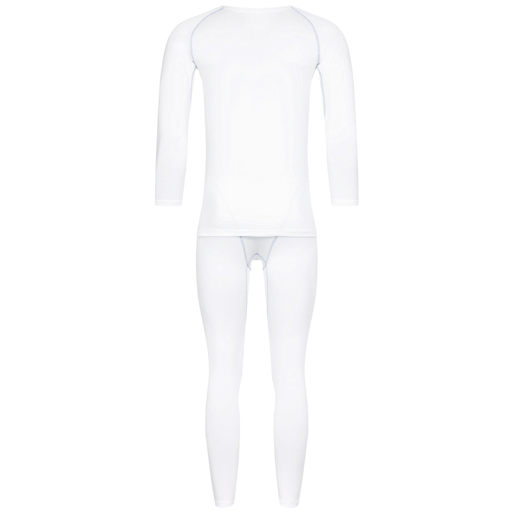 KIRKJUBØUR® "Hafjall" Herren Thermounterwäsche Set 2-tlg. weiß