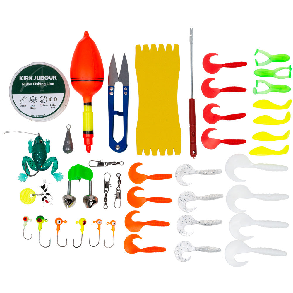 KIRKJUBØUR® "Agnatha" Teleskop-Angelrute Set 2,70 m