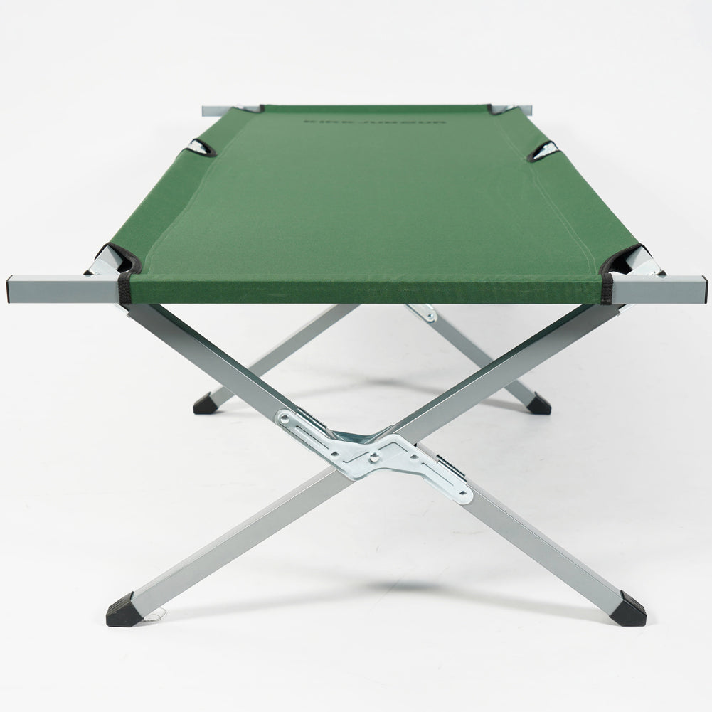 KIRKJUBØUR® "Heimdall" faltbares Campingbett grün