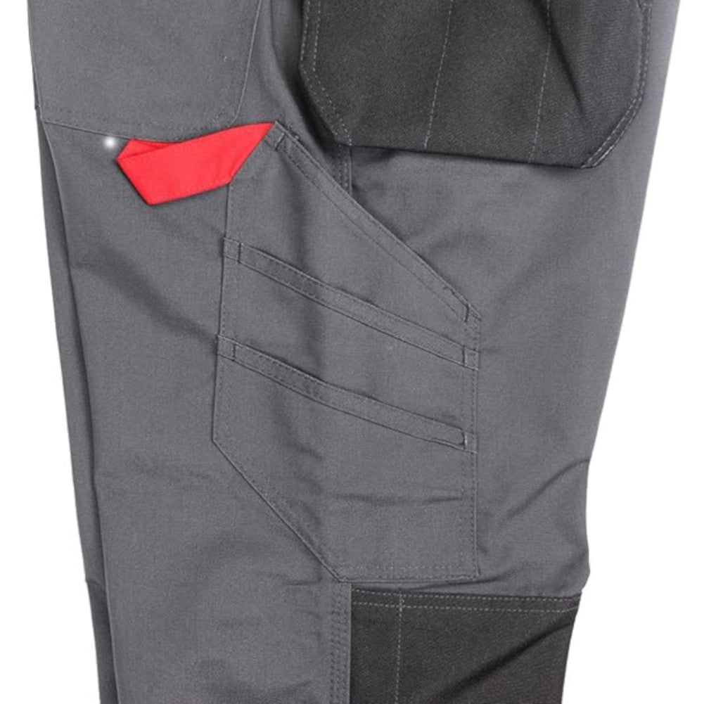 Lee Cooper Holster Pocket Workwear Herren Arbeitshose grau-schwarz LCPNT216-GRY-BLK