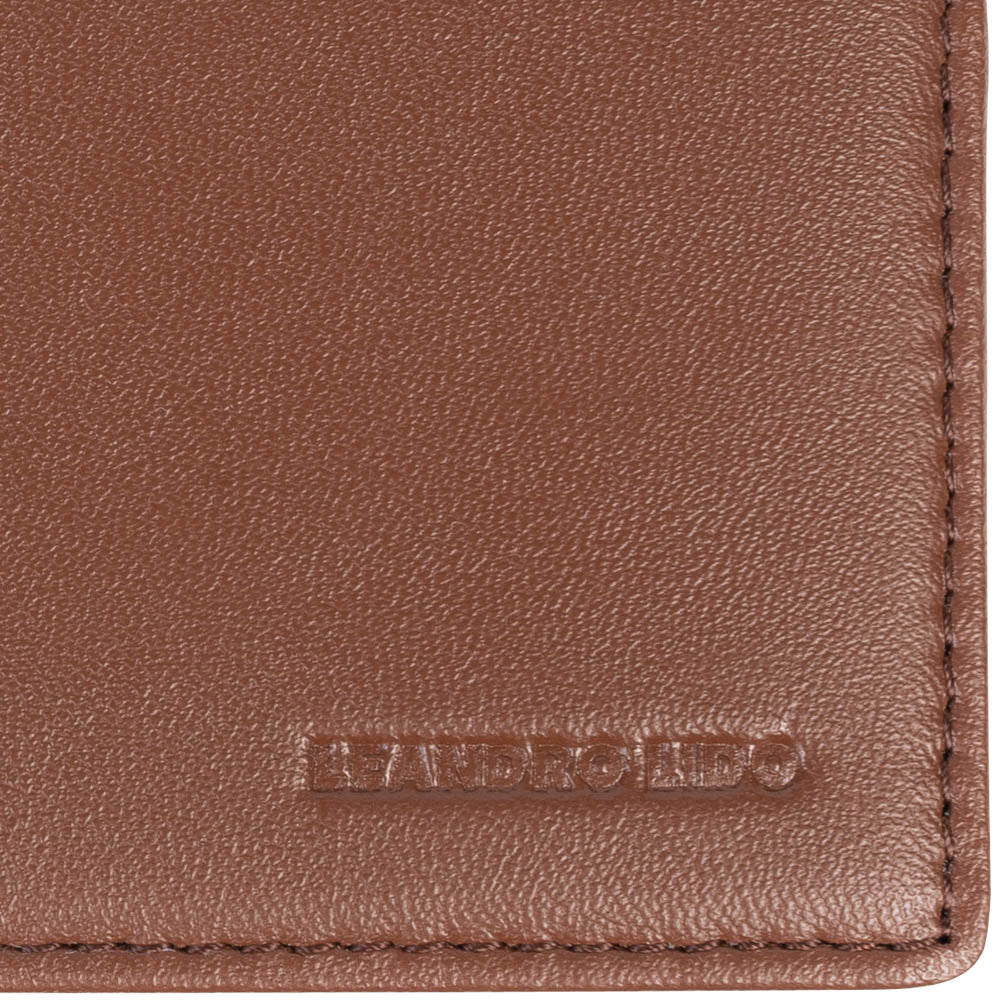 LEANDRO LIDO Classic Brieftasche braun