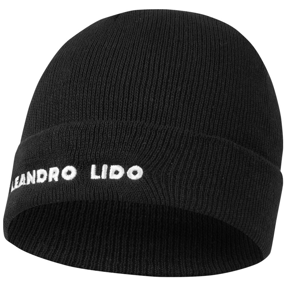 LEANDRO LIDO "Callata" Beanie Wintermütze schwarz
