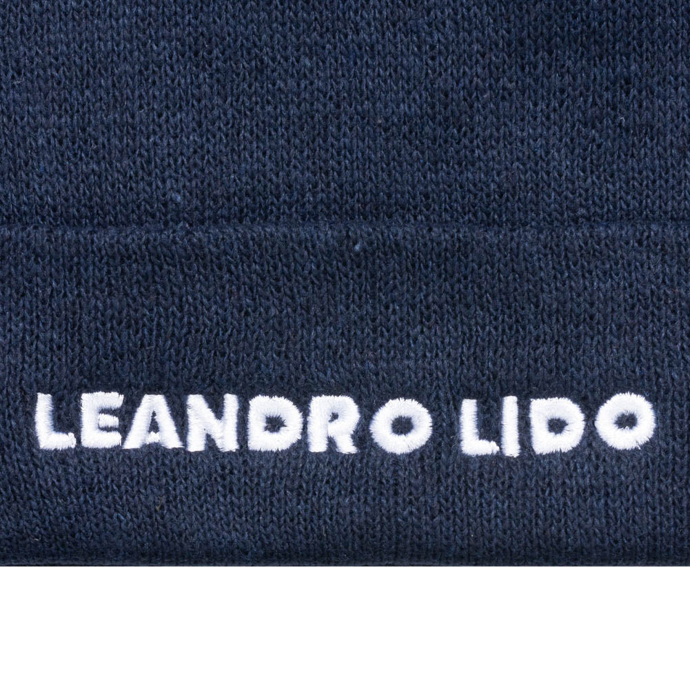 LEANDRO LIDO "Callata" Beanie Wintermütze navy
