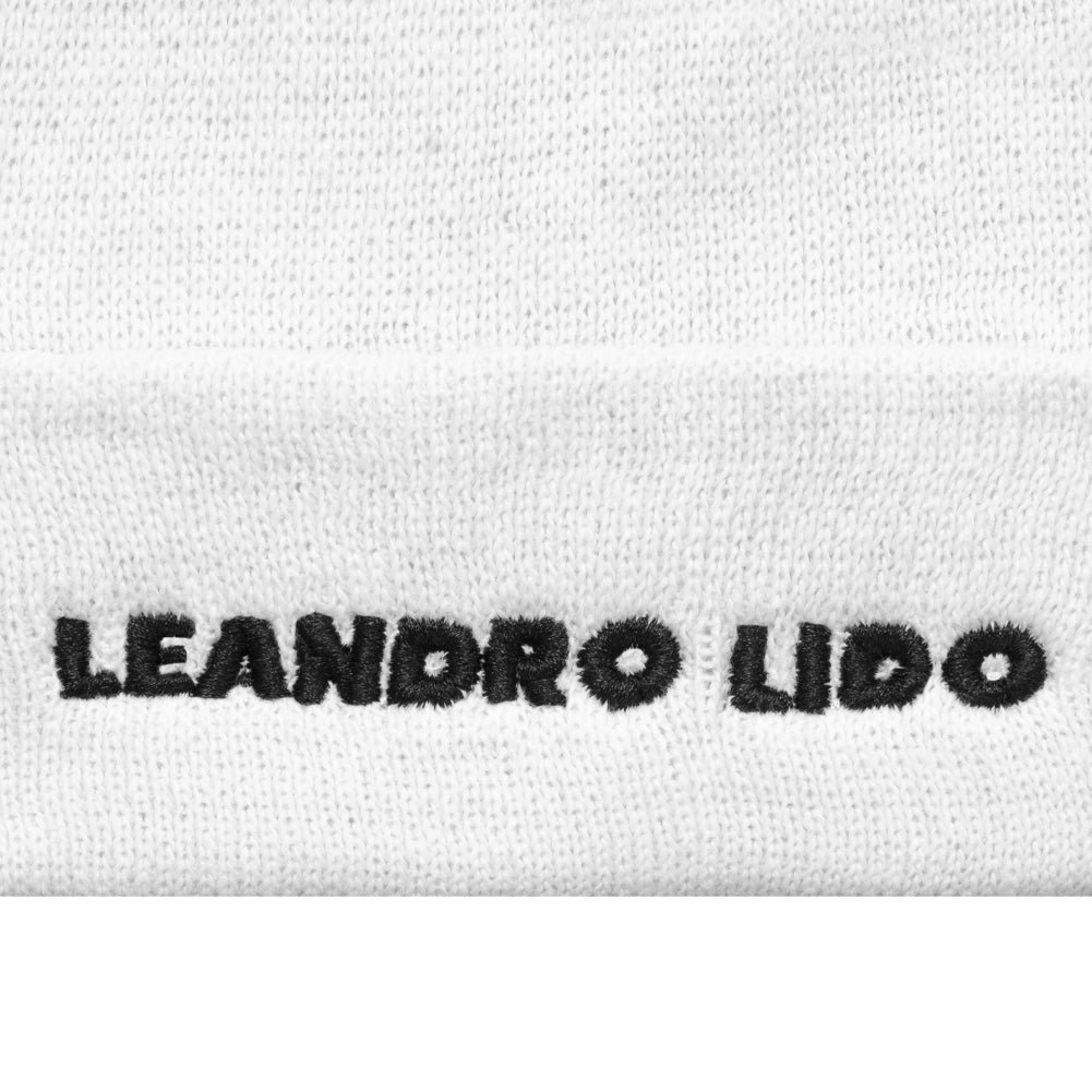 LEANDRO LIDO "Callata" Beanie Wintermütze weiß