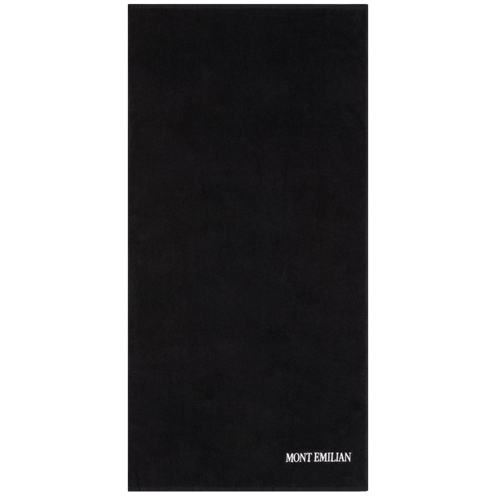 MONT EMILIAN "Annecy" Handtuch 100 x 50 cm schwarz