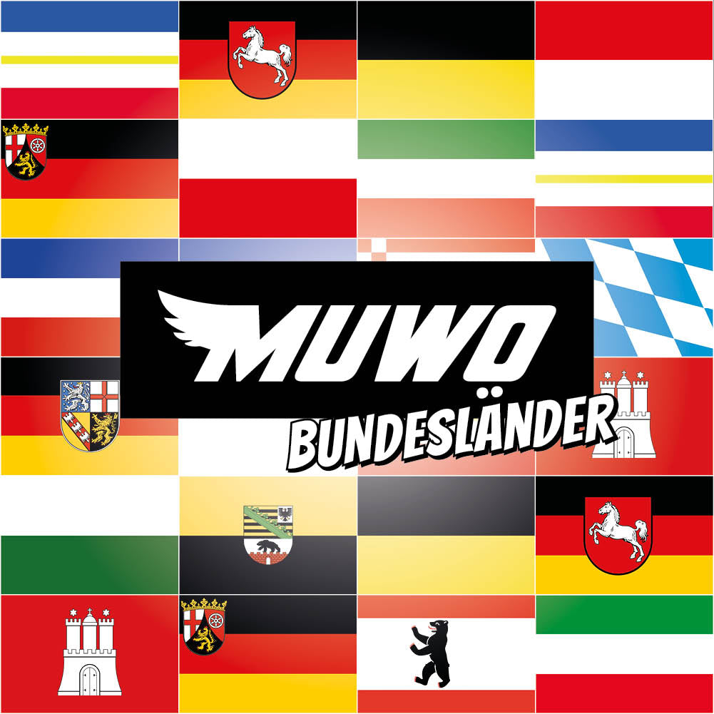 Niedersachsen MUWO "Deutschland" Flagge 90x150cm